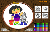 Dora Online Coloring